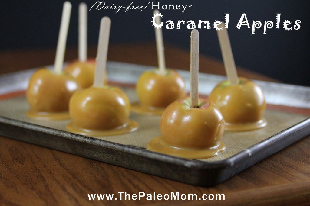 Three-Ingredient (Dairy-Free) Honey-Caramel Apples | The Paleo Mom